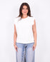 Sleeveless t-shirt white