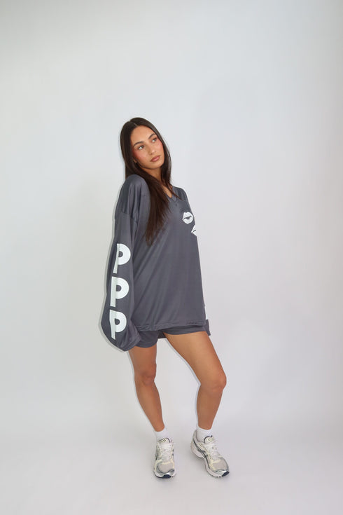 Priority PPP jersey set dark grey