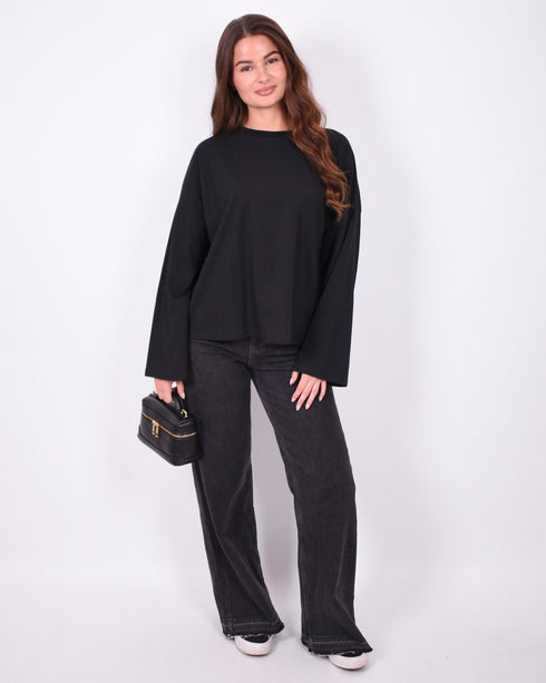 mabel stretch jeans dark grey