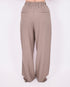 Tall stretch pantalon taupe