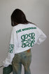 Priority monogram longsleeve white