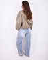 Petit barrel stretch jeans light Blue