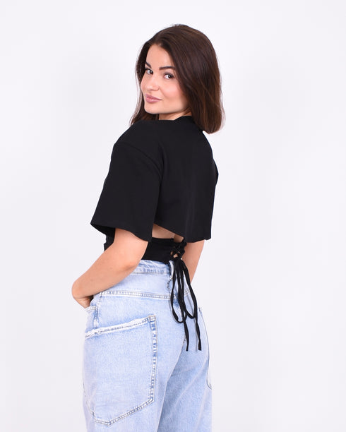 Corset tee black