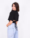 Corset tee black