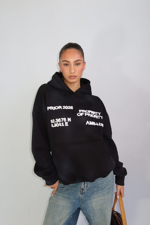 Priority ams-ldn hoodie black