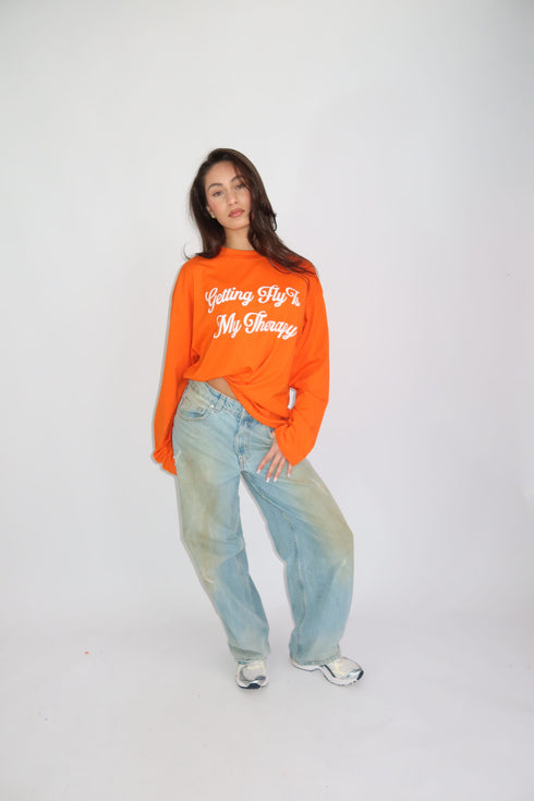 Getting fly longsleeve orange