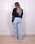 Curve Straight leg stretch jeans light blue 2.0