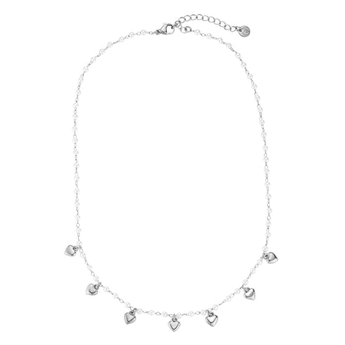 Pearl heart necklace