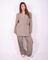 Bibi boxy blazer taupe