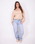barrel stretch jeans light blue