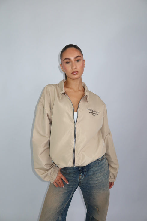 priority jeans windjacket sand