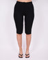 stretch capri black