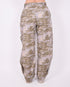 Camo balloon pants light washed