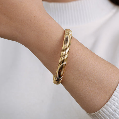 Bold bangle bracelet