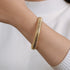 Bold bangle bracelet