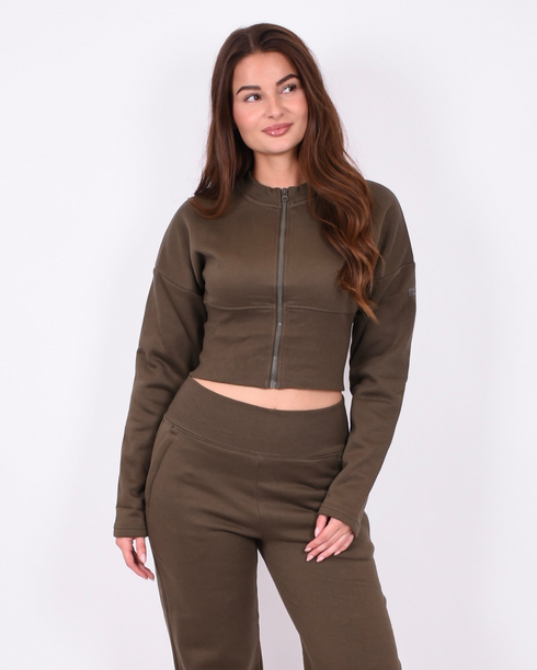 Redefined zip Jersey green