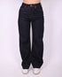 Balloon stretch jeans dark blue