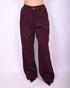 stretch pantalon bordeaux