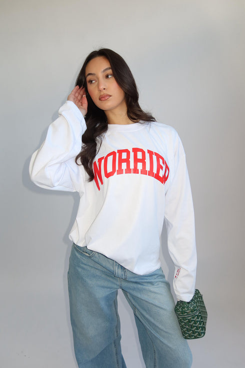 Priority worrior longsleeve white