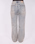 gold detail vinatge washed stretch jeans