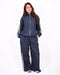 Checkered tracksuit navy