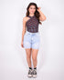 Liva stretch short light Blue