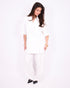 Bibi short sleeve blazer white