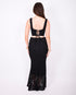 Lace corset two piece black