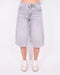 Stretch jort grey