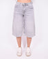 Stretch jort grey