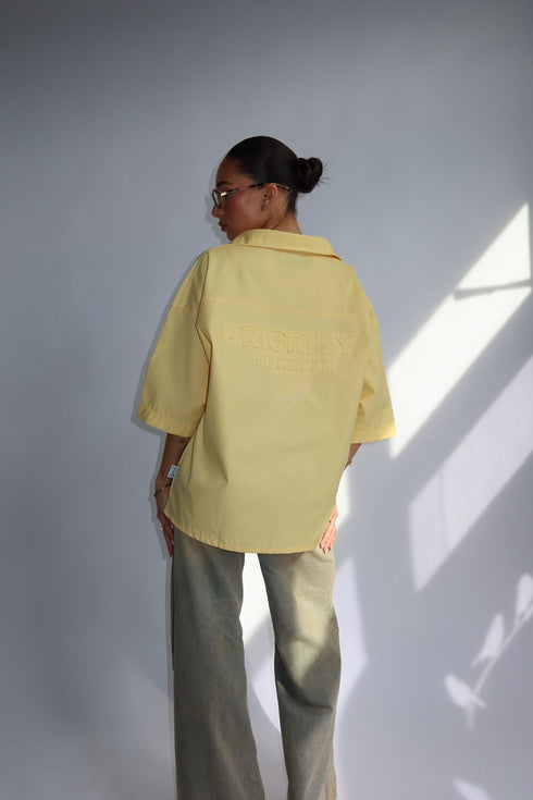 priority Amsterdam boxy fit blouse yellow