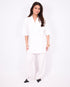 Bibi short sleeve blazer white