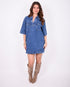 Denim dress blue