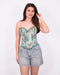 Muse corset top green