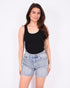 Basic tank top black