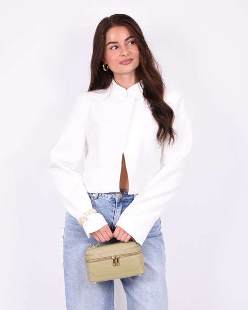 Alix Split blazer white