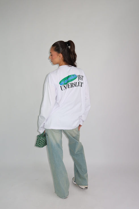 priority underslept longsleeve white