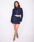 gina denim set dark blue
