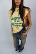 priority sleeveless tee yellow
