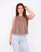 fluffy top taupe