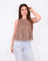 fluffy top taupe