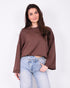 basic oversized t-shirt brown