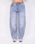 Petit barrel stretch jeans light Blue