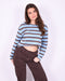 striped longsleeve blue/brown