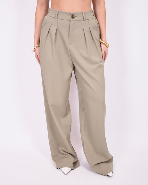 Tall stretch pantalon green