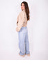 barrel stretch jeans light blue