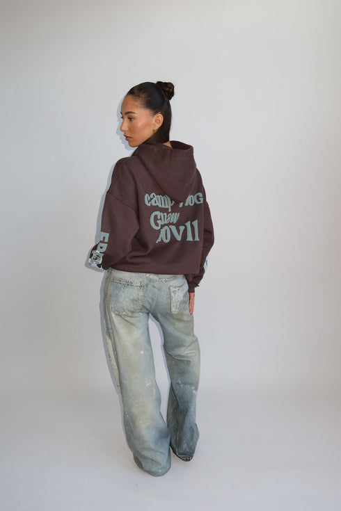 lucky me hoodie grey/denim