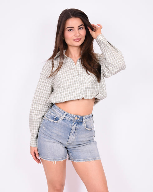 Vintage washed stretch short