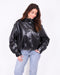 statement leather jacket black