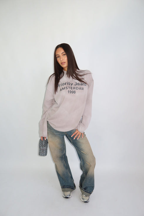 priority amsterdam longsleeve taupe